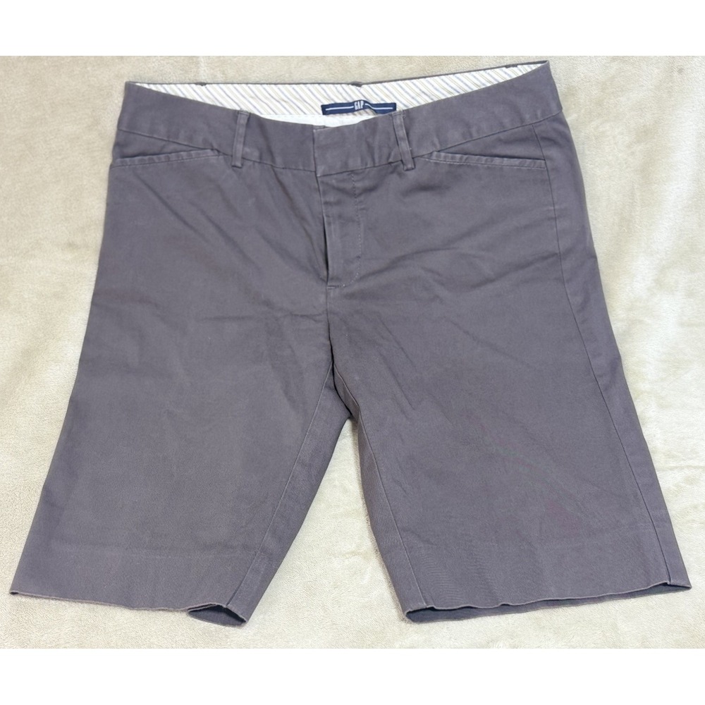 Gap Shorts Brown Chino Mid Rise Bermuda Women's Size 4